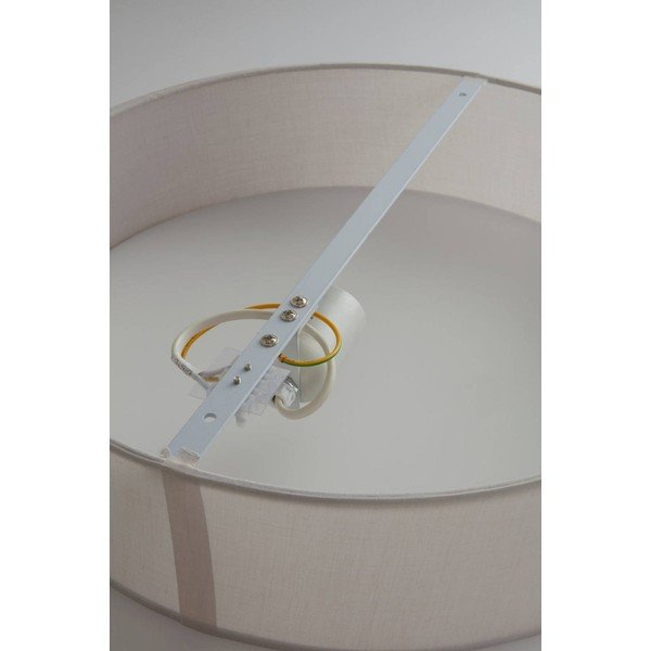 Bež tekstilna stropna svetilka ø 40 cm Allan – Jotex-image-4