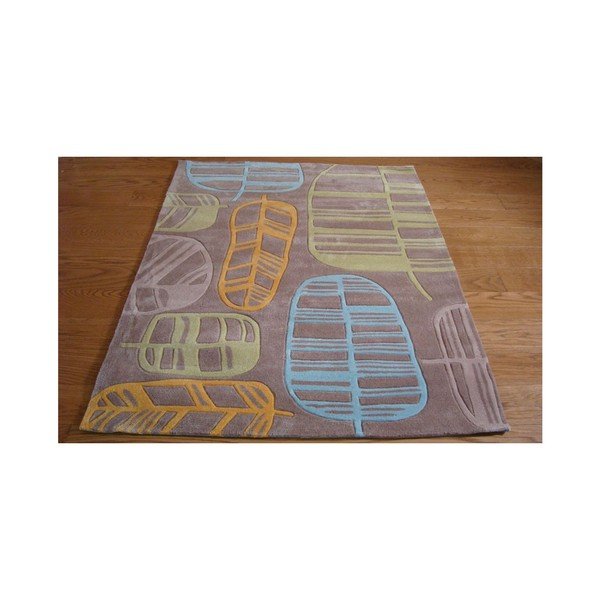 Preproga Fossil Leaf 80x150 cm, rjava-image-2