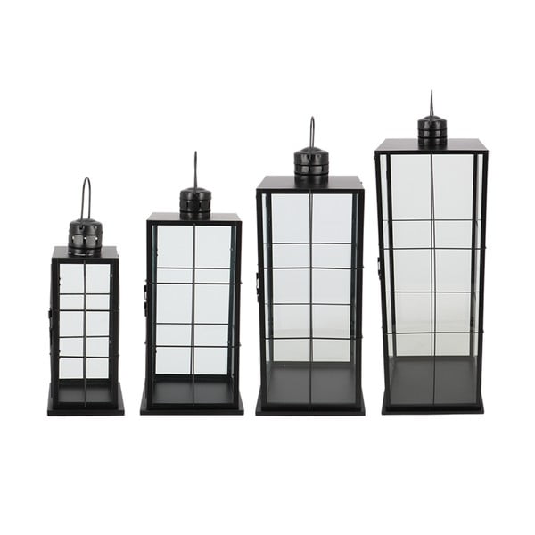 Kovinske lanterne v kompletu 4 ks (višina 80,5 cm) Metal – Esschert Design