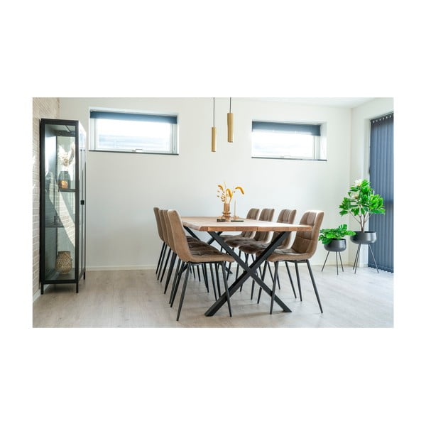 Jedilna miza s hrastovo mizno ploščo 95x240 cm Toulon – House Nordic-image-2