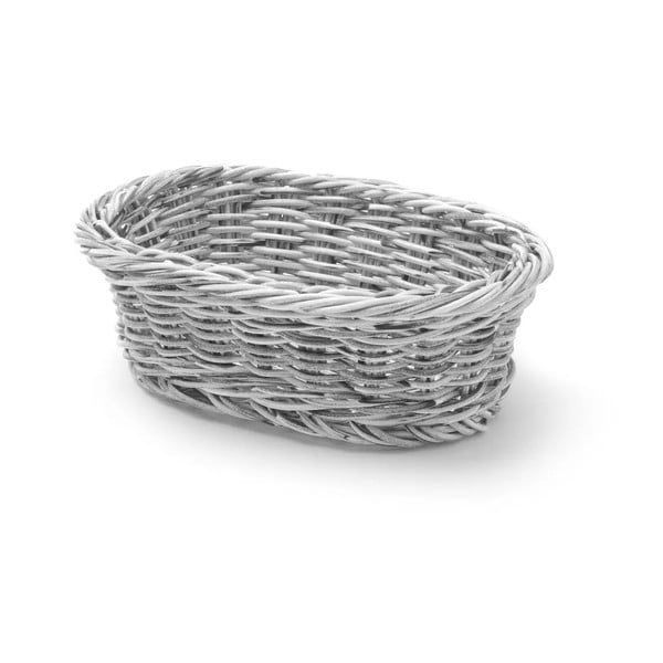 Košara za pecivo Hendi sive barve, 12 x 19 cm