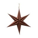 Rjava papirnata božična zvezda Boltz Kassia, ø 20 cm