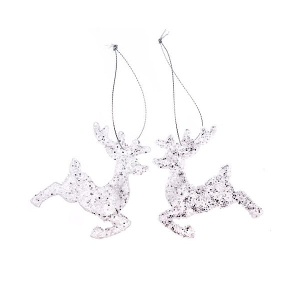 Plastični okraski za jelko v kompletu 2 ks 7 cm – Dakls