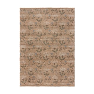 Ročno tkana preproga iz mešanice jute v naravni barvi 160x230 cm Arriana – Flair Rugs