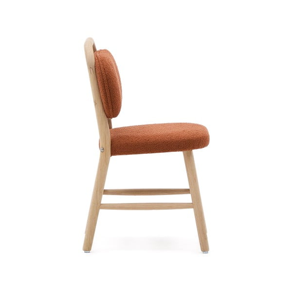 Otroški stol v barvi terakote Helda – Kave Home-image-4