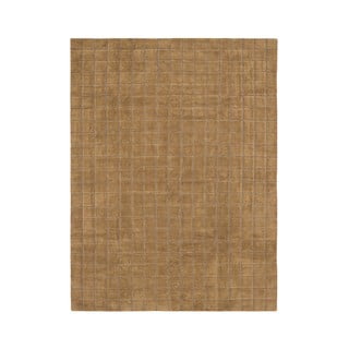 Oker rumena ročno tkana volnena preproga 230x300 cm Mosaic Ochre – Lorena Canals