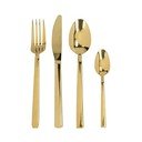 Pribor 16 ks iz nerjavečega jekla v zlati barvi Diseno – Mikasa