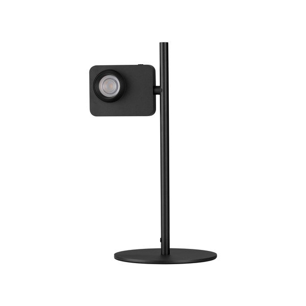 Črna aluminijasta LED namizna svetilka z upogljivo konstrukcijo/zatemnitvena (višina 46 cm) Kedros – Nova Luce