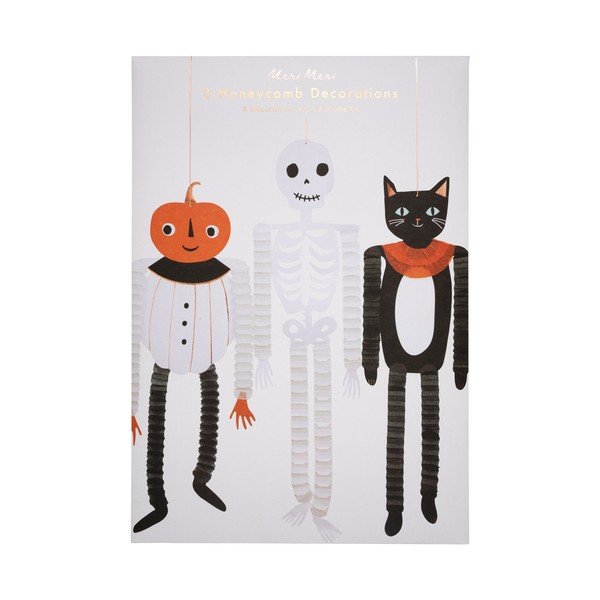 Dekoracija za noč čarovnic v kompletu 3 ks Halloween - Meri Meri-image-2