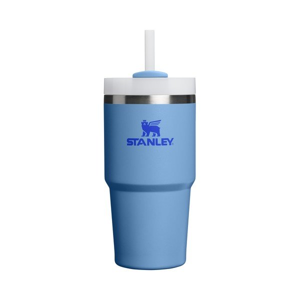 Modra termovka s slamico iz nerjavečega jekla 600 ml Quencher H2.O FlowState™ Tumbler Blue Sky – Stanley