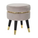 Bež žameten tabure Paris – Mauro Ferretti