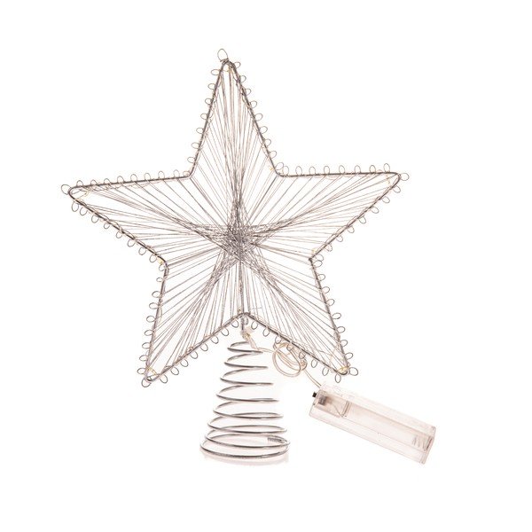 Svetlobna dekoracija na baterije v srebrni barvi Startop – Dakls