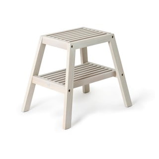 Siv stolček iz hrastovega lesa Wireworks Slatted Stool