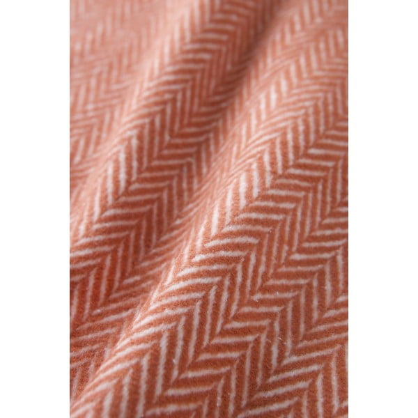 Terakota rdeča pletenina z bombažem Euromant Skyline, 140 x 180 cm-image-3