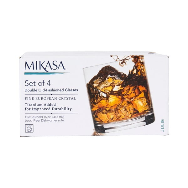 Set 4 kozarcev za viski Mikasa Julie, 443 ml-image-4