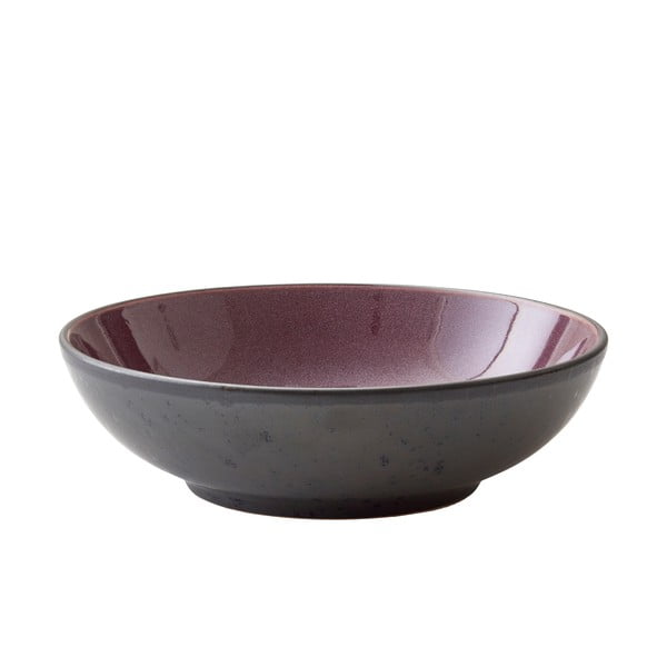 Črna/vijolična skledica iz kamenine 1 l Gastro Black/Purple – Bitz