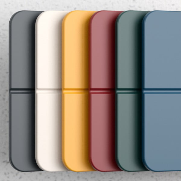 Rdeč/rjav set za hodnik v hrastovem dekorju One More Look – UMAGE-image-1