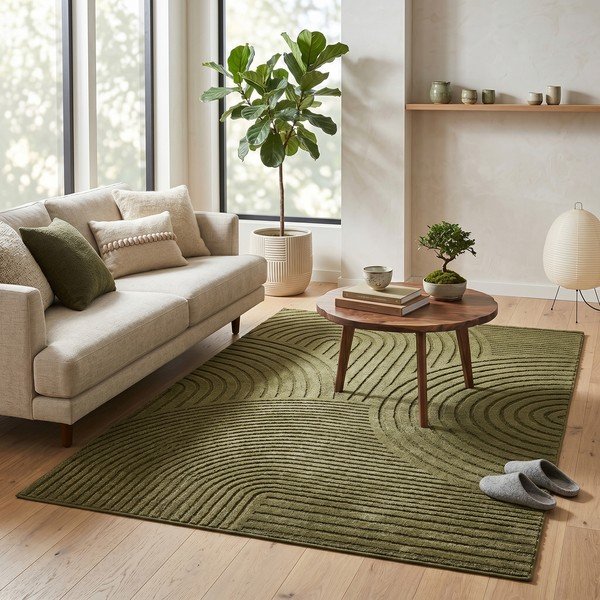 Temno zelena preproga 160x230 cm Whirl – ESTE-image-1