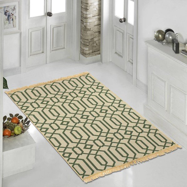 Zelena preproga Ya Rugs Kenar, 60 x 90 cm-image-2