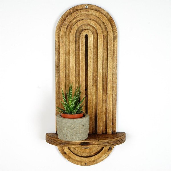 Polica v naravni barvi 40 cm Raf – Kalune Design-image-3