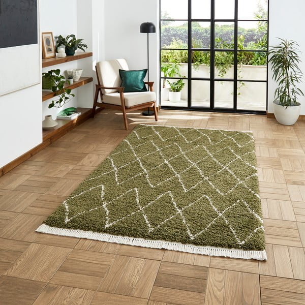 Zelena preproga 120x170 cm Boho – Think Rugs-image-1