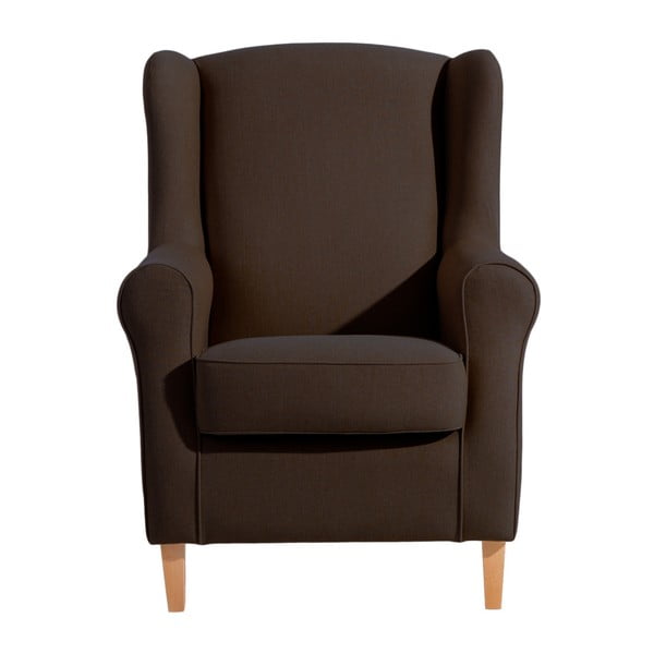 Temno rjav fotelj Max Winzer Lorris Chocolate-image-1