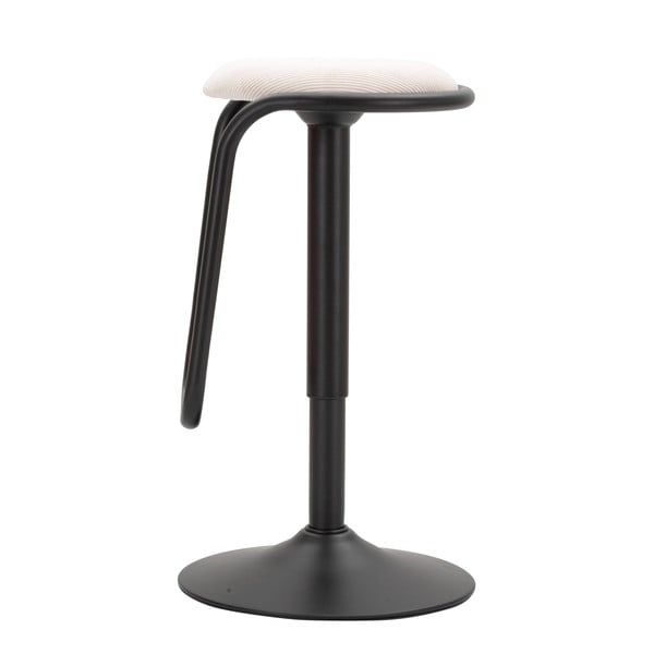 Bel/črn oblazinjen barsko stol z nastavljivo višino (višina sedeža 61 cm) Destiny – Mauro Ferretti-image-3