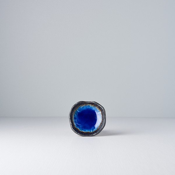 Moder keramičen krožnik MIJ Cobalt, ø 9 cm-image-3