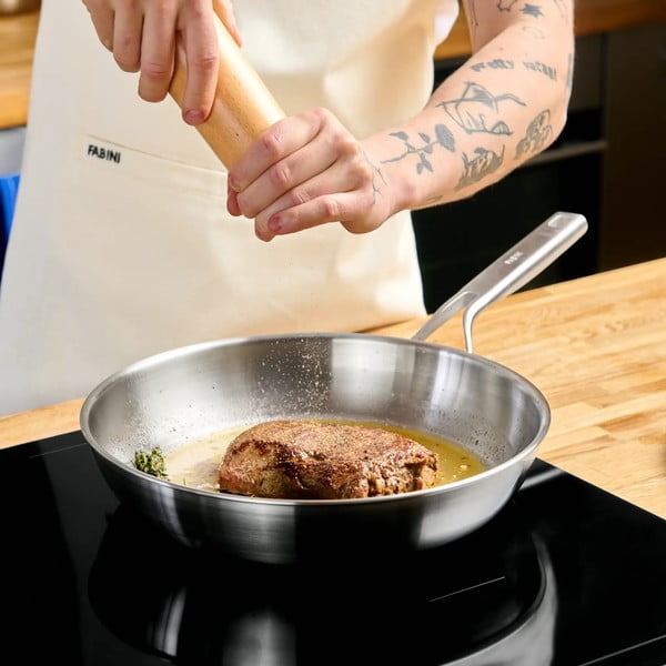 Ponev iz nerjavečega jekla ø 30 cm Lucca 3.0 – FABINI-image-1