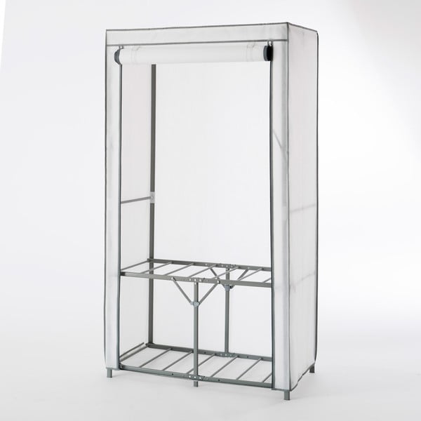 Bela tekstilna garderoba Compactor Garderoba organizirana-image-2