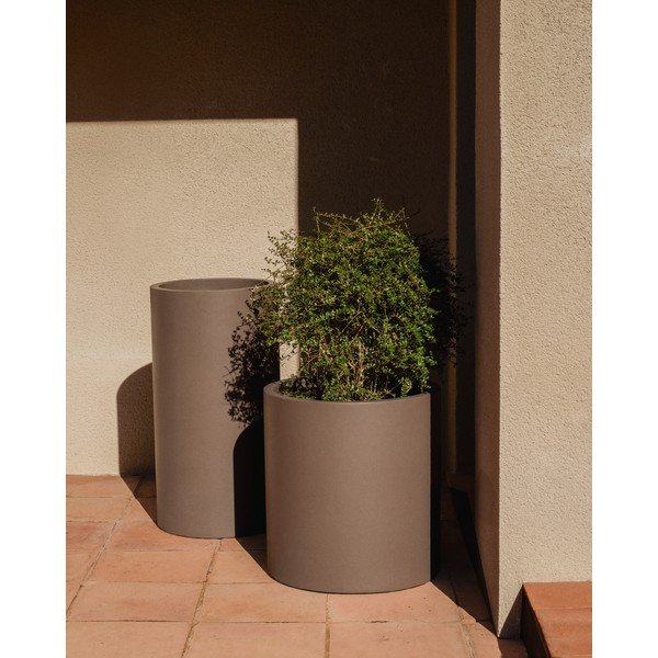 Betonski okrasni cvetlični lonec ø 42 cm Aiguablava – Kave Home-image-1
