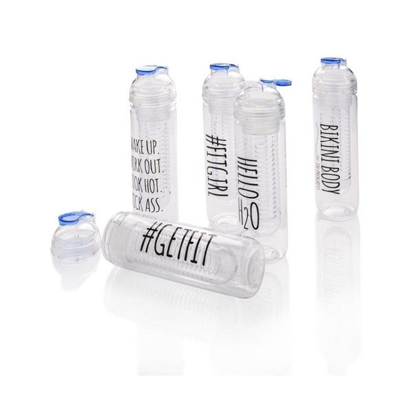 Motivacijska steklenička za sadje s cedilom XD Design Get fit, 500 ml-image-1