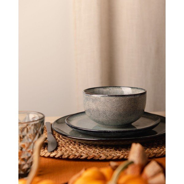 Jedilni servis 16 ks iz kamenine za 4 osebe Meridian – Salt&Pepper-image-1