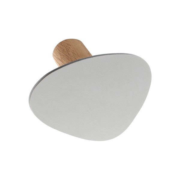 Svetlo siv jeklen stenski obešalnik Dot L Nupo – LIND DNA