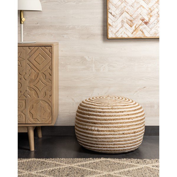 Belo-bež tabure Kave Home Samy-image-2