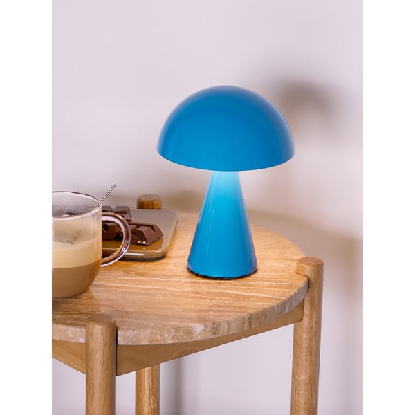 Modra LED zatemnitvena namizna svetilka (višina 20 cm) Mush – Hübsch-image-1
