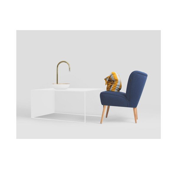 Bela kovinska mizica 60x100 cm 2Wall – CustomForm-image-1