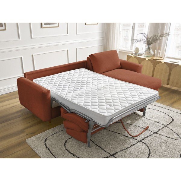 Oranžna kotna sedežna garnitura Nouveau Cocoone – Bobochic Paris-image-1