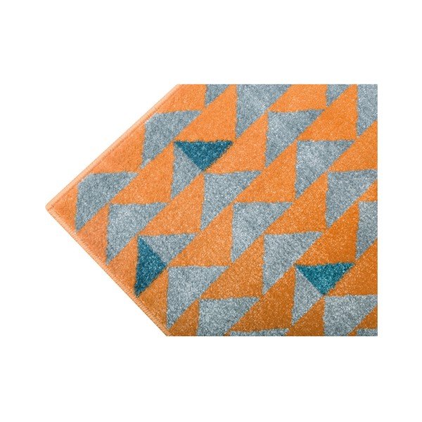 Oranžna in siva preproga Mazzini Sofas Montreal, 120 x 170 cm-image-1