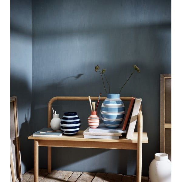 Modra keramična vaza Kähler Design Nuovo, višina 30 cm-image-1