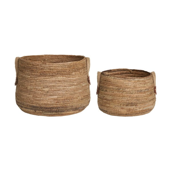 Košare iz protja v kompletu 2 ks ø 39x28,5 cm Aosta – House Nordic-image-4