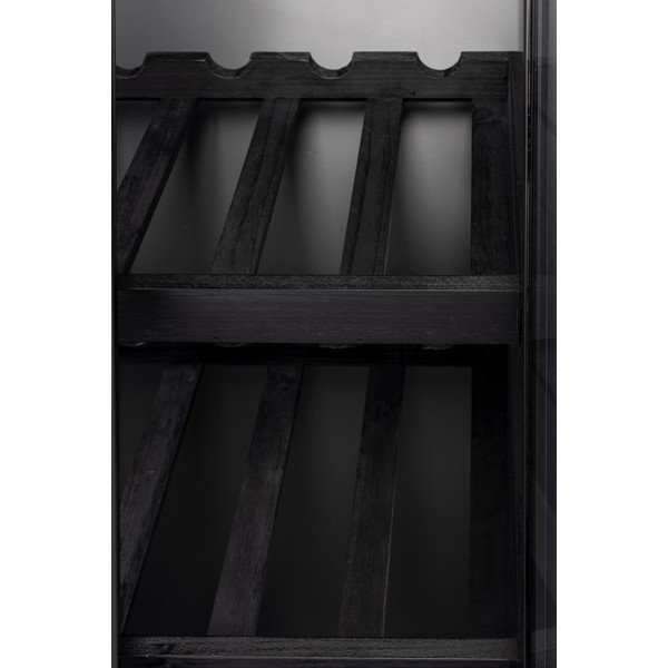 Črno stojalo za vino iz jelovega lesa za 10 steklenic, 52x103 cm Rob - White Label-image-4