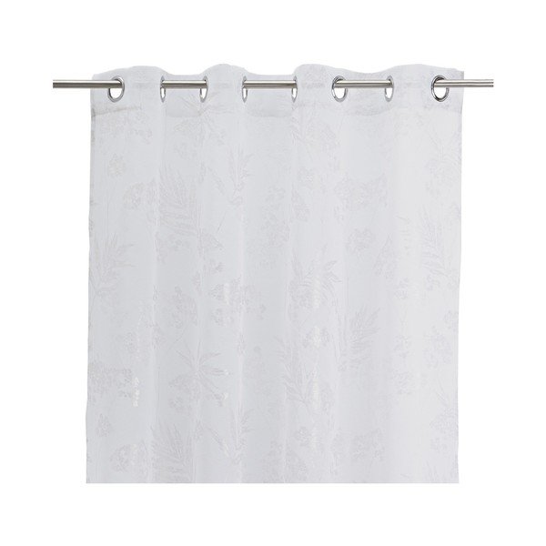 Srebrno-bela prosojna zavesa 140x260 cm Bonsái – Casa Selección