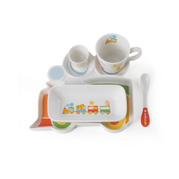 Brandani Ciug Ciuf 5-delni otroški jedilni set-image-1