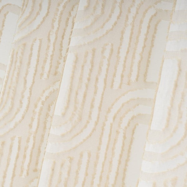 Bež prosojna zavesa 140x260 cm Relief Arch – Casa Selección-image-3