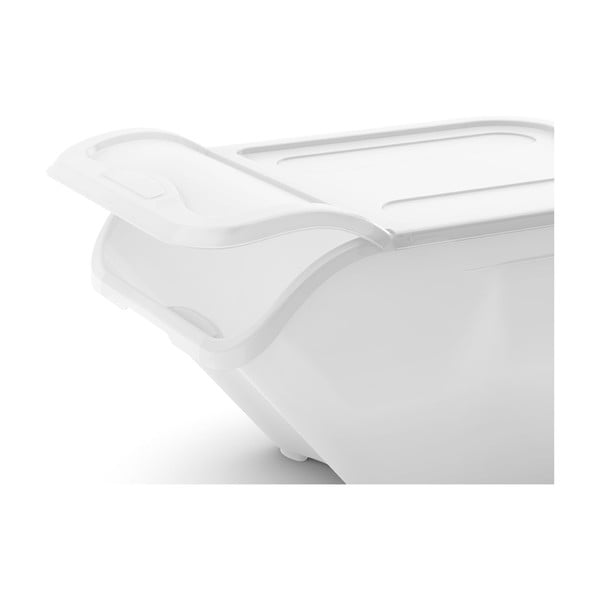 Bela plastična škatla za shranjevanje s pokrovom 55x39x46 cm All In Box – KIS-image-3