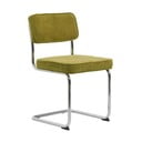 Zelen jedilni stol iz rebrastega žameta Rupert – Unique Furniture