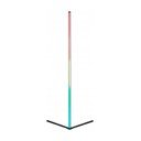 Črna LED stoječa svetilka (višina 141 cm) Level – Reality