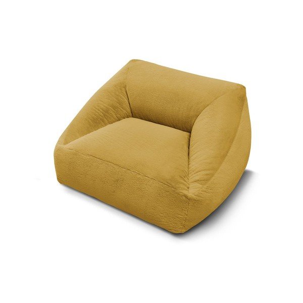 Rumena vreča za sedenje iz umetnega krzna Lilibet – Bobochic Paris-image-3