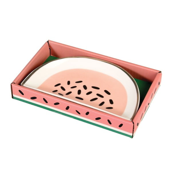 Okrasni porcelanast krožnik Rex London Watermelon